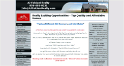 Desktop Screenshot of ajfalcianirealty.com