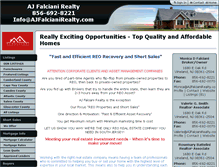 Tablet Screenshot of ajfalcianirealty.com
